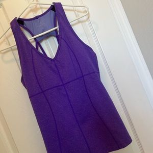 ATHLETA Purple Heather Tank Top Size L